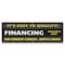 Signmission Financing Available Here No Credit Check Apply Now Banner Concession Stand Food Truck Single Sided B-72-30058 - alternate 1